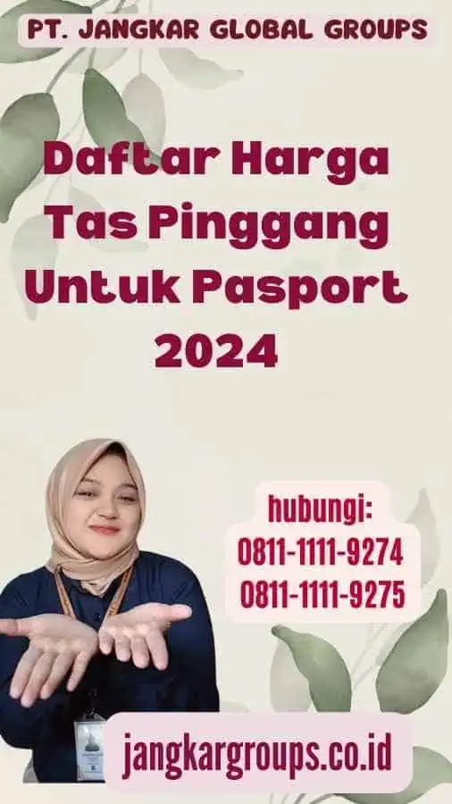 Daftar Harga Tas Pinggang Untuk Pasport 2024