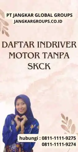 Daftar Indriver Motor Tanpa SKCK