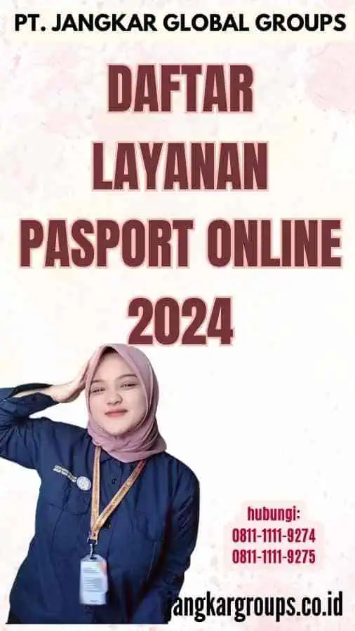 Daftar Layanan Pasport Online 2024