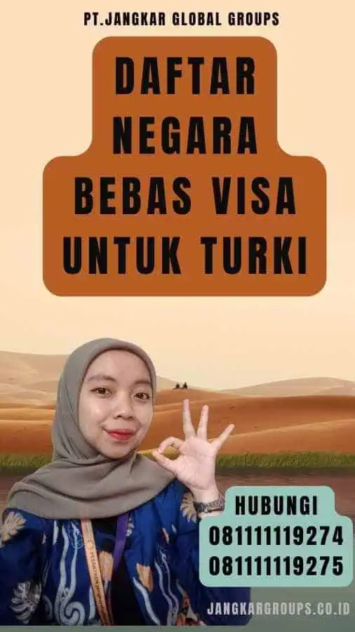 Daftar Negara Bebas Visa untuk Turki