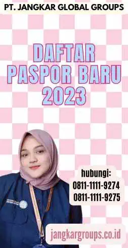 Daftar Paspor Baru 2023