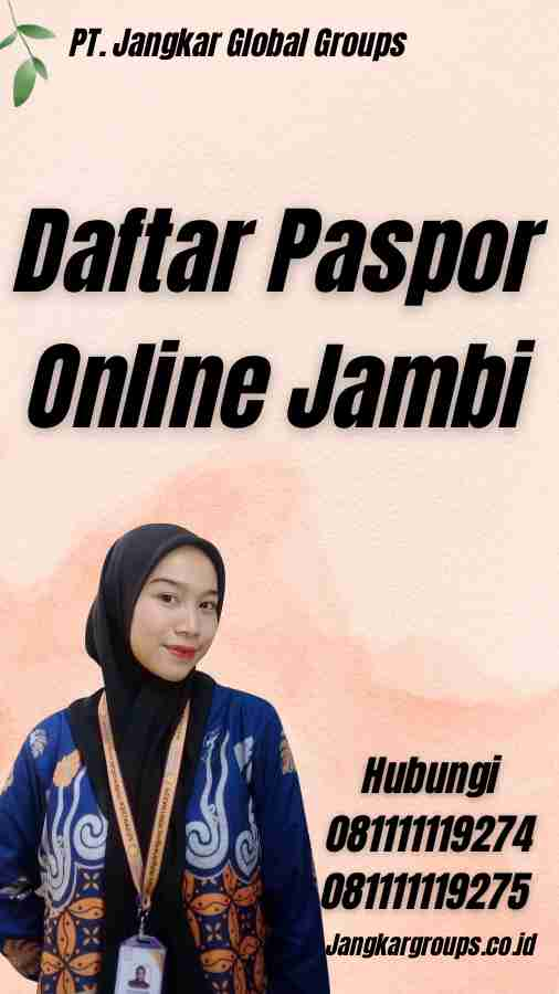 Daftar Paspor Online Jambi