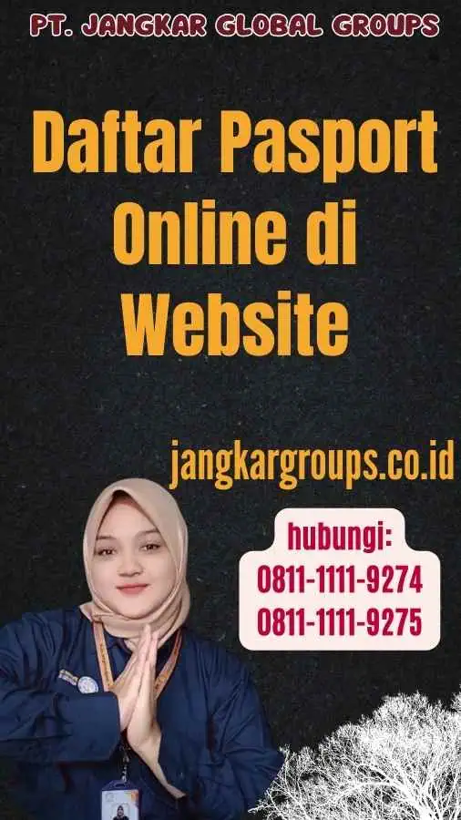 Daftar Pasport Online di Website