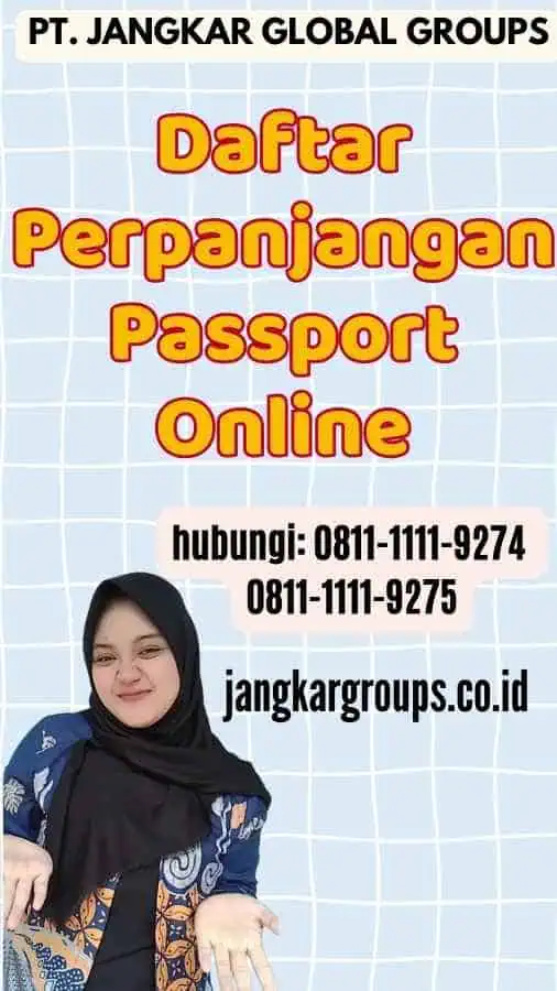 Daftar Perpanjangan Passport Online