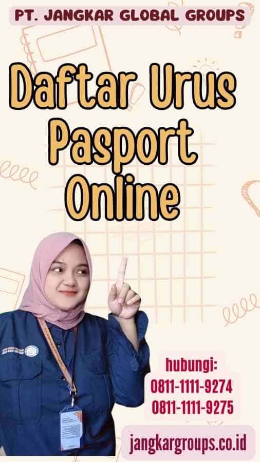 Daftar Urus Pasport Online