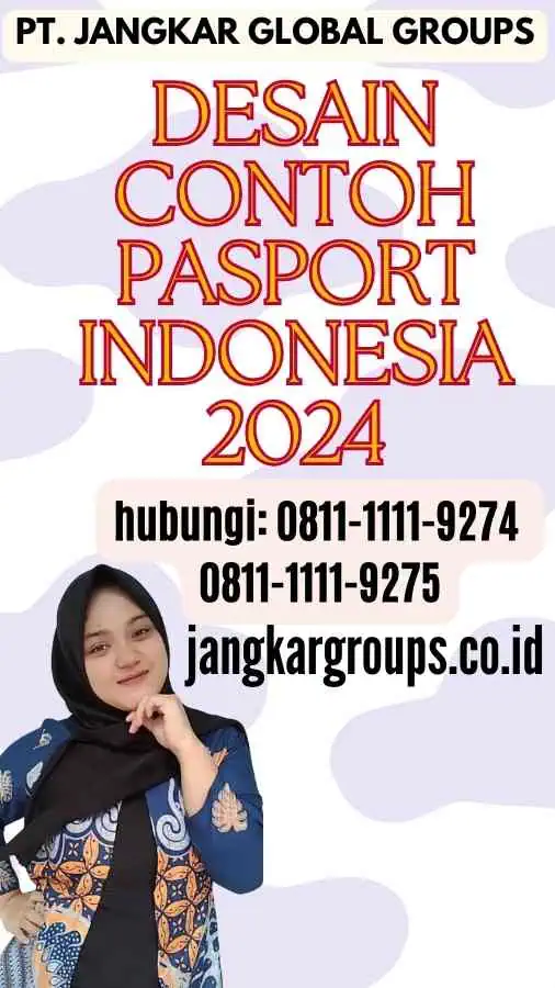 Desain Contoh Pasport Indonesia 2024