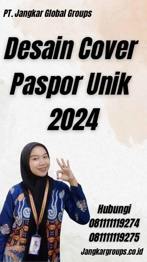 Desain Cover Paspor Unik 2024