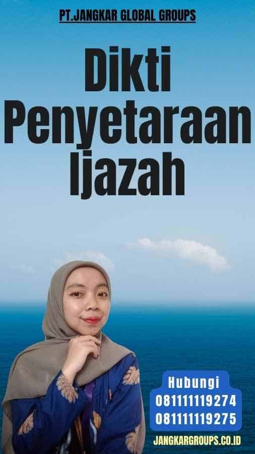 Dikti Penyetaraan Ijazah