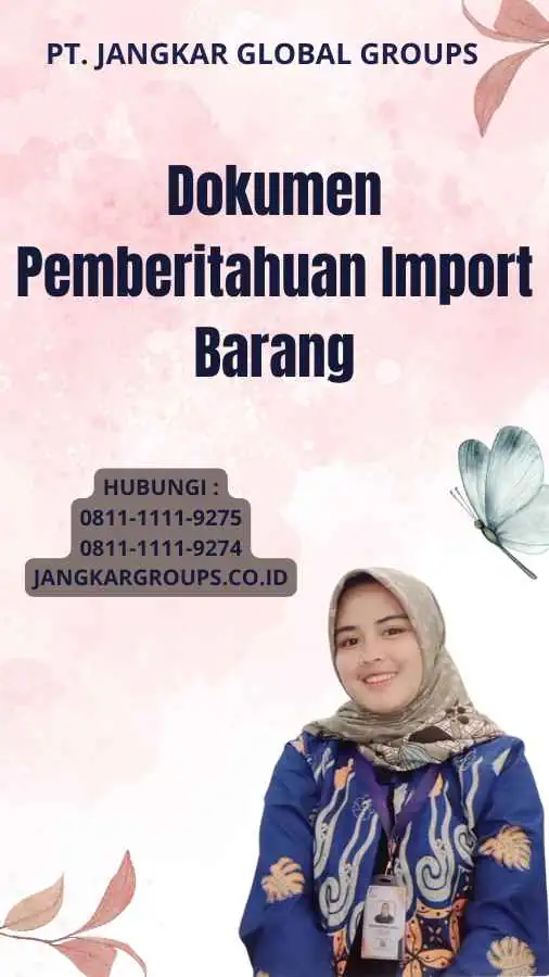 Dokumen Pemberitahuan Import Barang