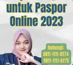 Dokumen Perpanjangan untuk Paspor Online 2023