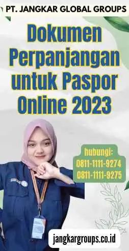 Dokumen Perpanjangan untuk Paspor Online 2023