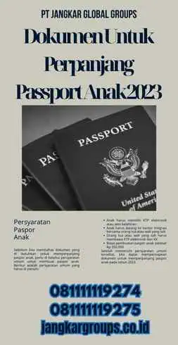 Dokumen Untuk Perpanjang Passport Anak 2023