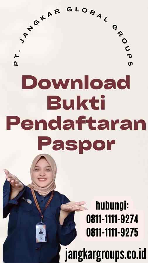 Download Bukti Pendaftaran Paspor