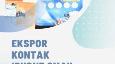 Ekspor Kontak Iphone Gmail