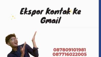 Ekspor Kontak Ke Gmail