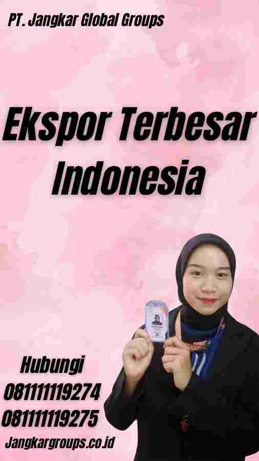 Ekspor Terbesar Indonesia