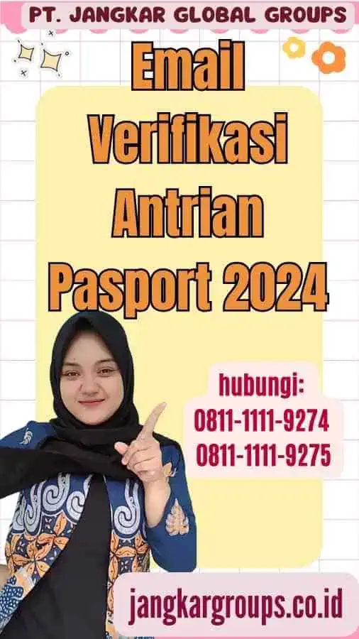 Email Verifikasi Antrian Pasport 2024