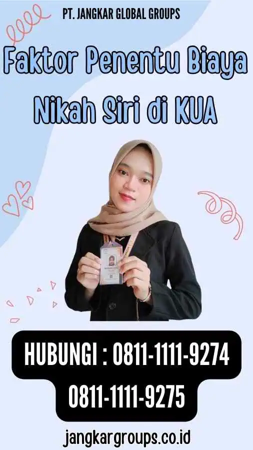 Faktor Penentu Biaya Nikah Siri di KUA