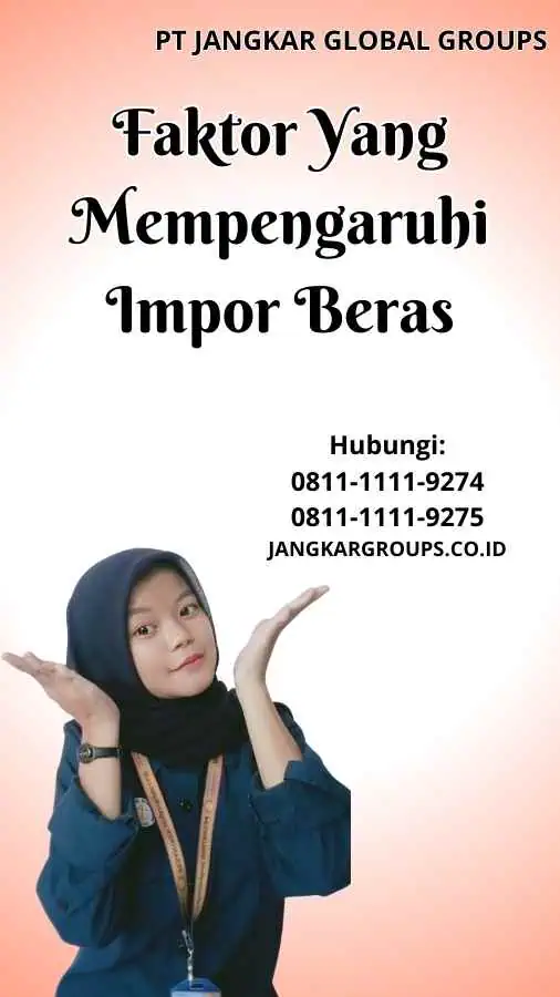 Faktor Yang Mempengaruhi Impor Beras