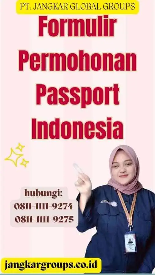 Formulir Permohonan Passport Indonesia