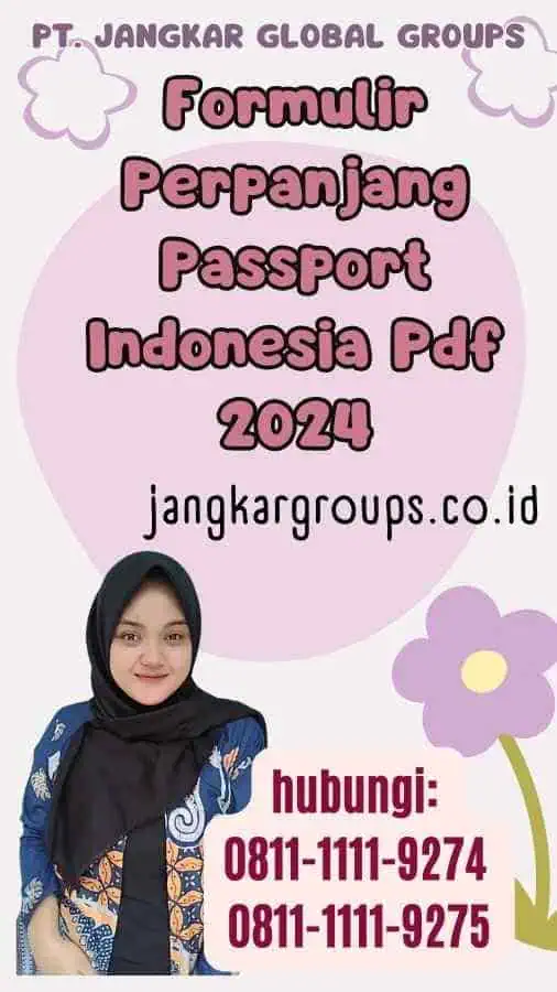 Formulir Perpanjang Passport Indonesia Pdf 2024