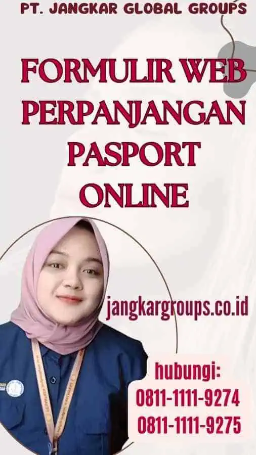 Formulir Web Perpanjangan Pasport Online