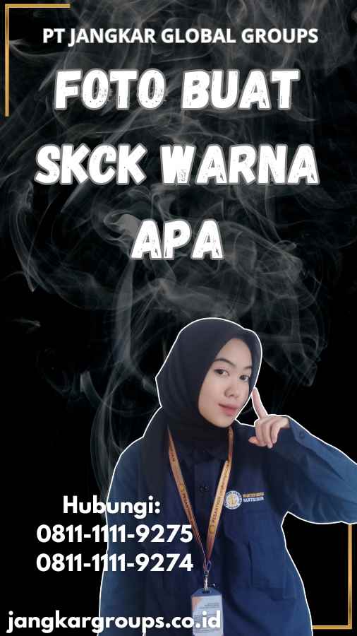 Foto Buat SKCK Warna Apa