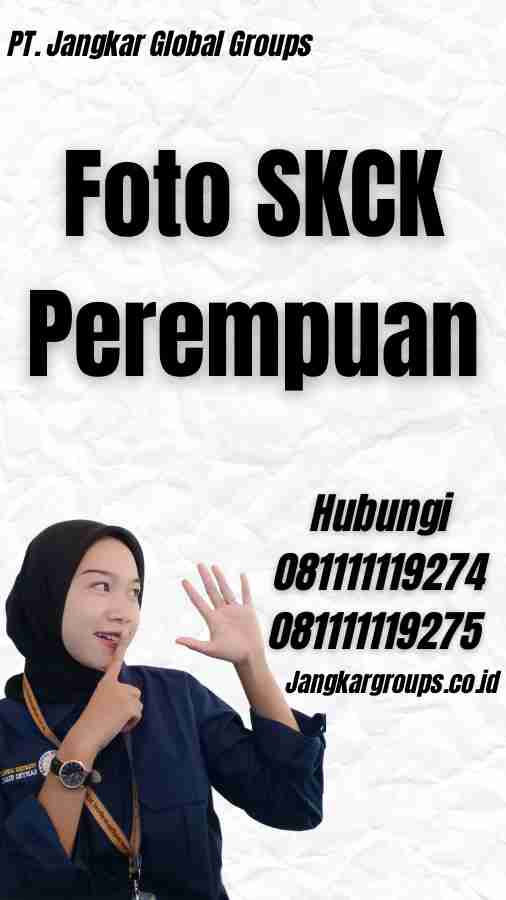 Foto SKCK Perempuan