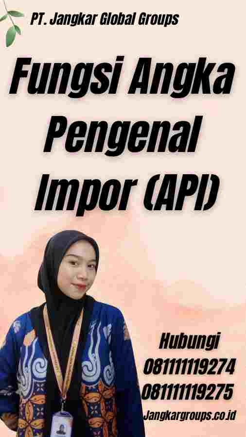 Fungsi Angka Pengenal Impor (API)