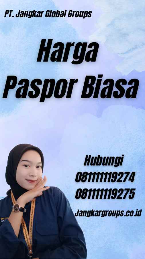 Harga Paspor Biasa