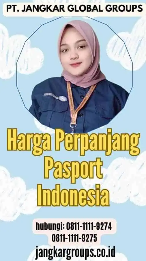 Harga Perpanjang Pasport Indonesia