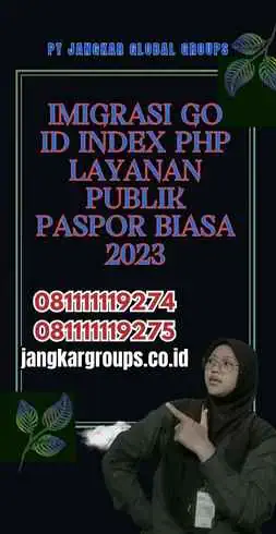 Imigrasi Go Id Index Php Layanan Publik Paspor Biasa 2023