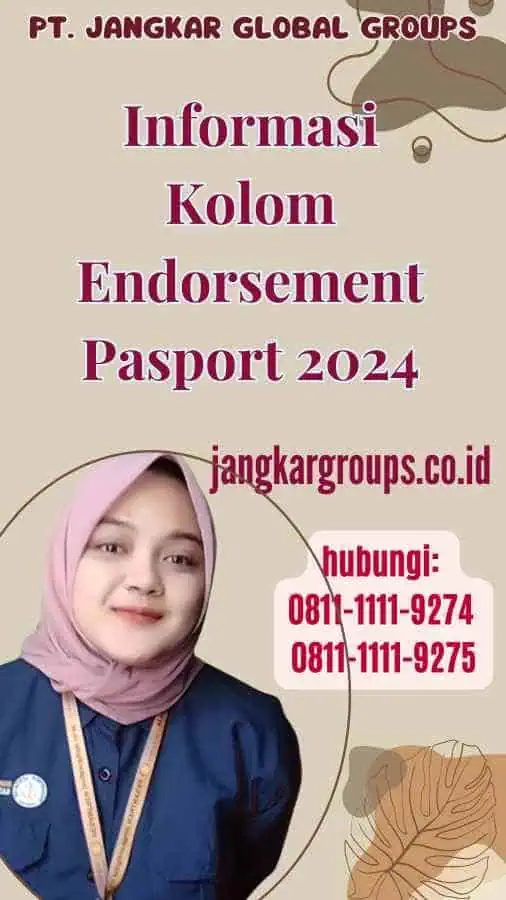 Informasi Kolom Endorsement Pasport 2024