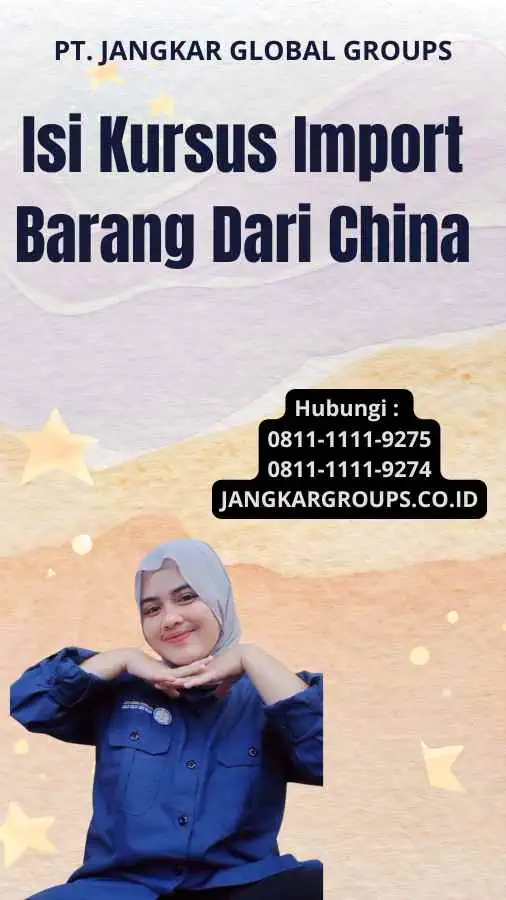 Isi Kursus Import Barang Dari China