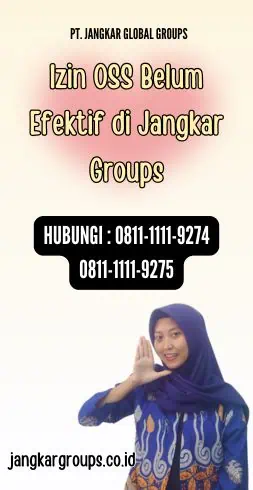 Izin OSS Belum Efektif di Jangkar Groups