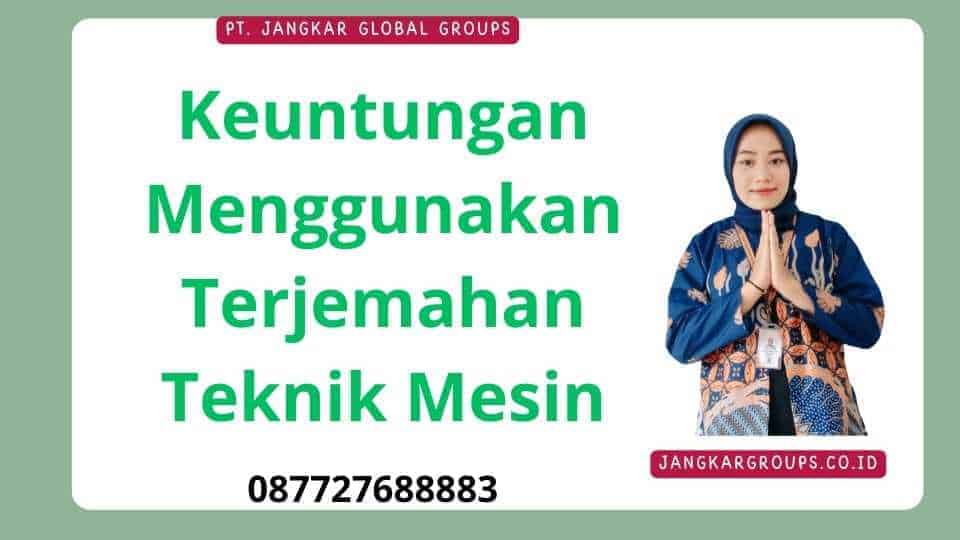 Jasa Penerjemah Teknik Mesin