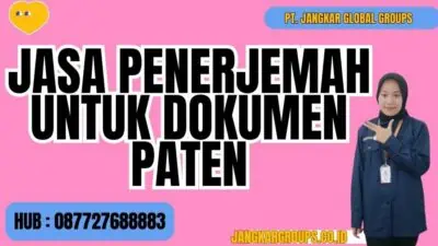 Jasa Penerjemah Untuk Dokumen Paten