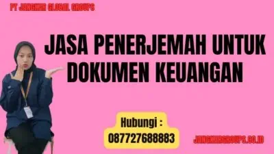 Jasa Penerjemah untuk Dokumen Keuangan