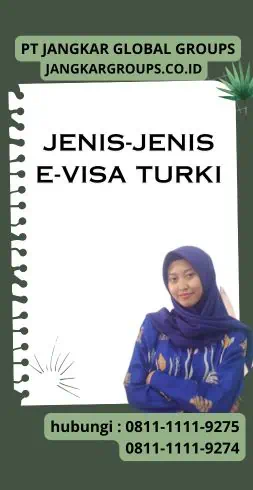 Jenis-Jenis E-Visa Turki