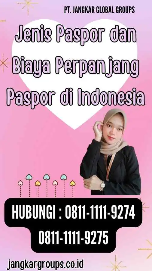 Jenis Paspor dan Biaya Perpanjang Paspor di Indonesia