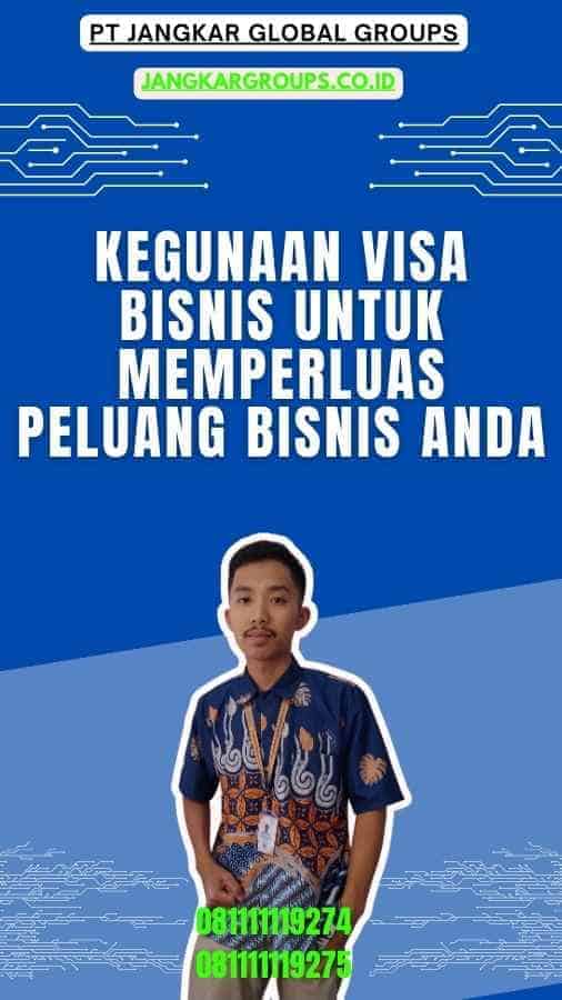 Kegunaan Visa Bisnis untuk Memperluas Peluang Bisnis Anda