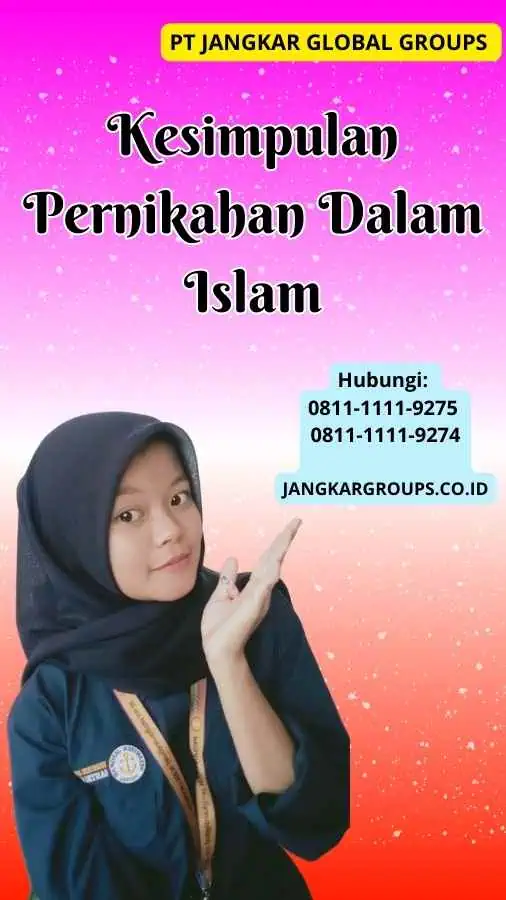 Kesimpulan Pernikahan Dalam Islam