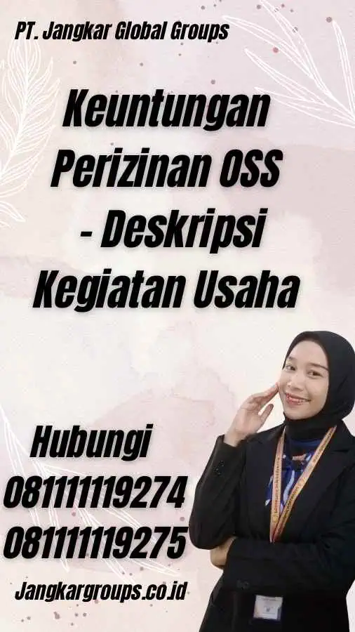 Keuntungan Perizinan OSS - Deskripsi Kegiatan Usaha