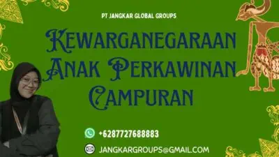 Kewarganegaraan Anak Perkawinan Campuran