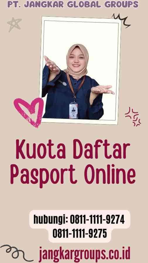 Kuota Daftar Pasport Online