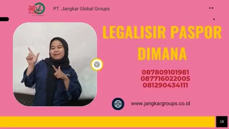 Legalisir Paspor Dimana