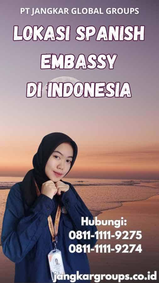 Lokasi Spanish Embassy di Indonesia