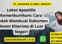 Apostille Dokumen Resmi Luar Negeri