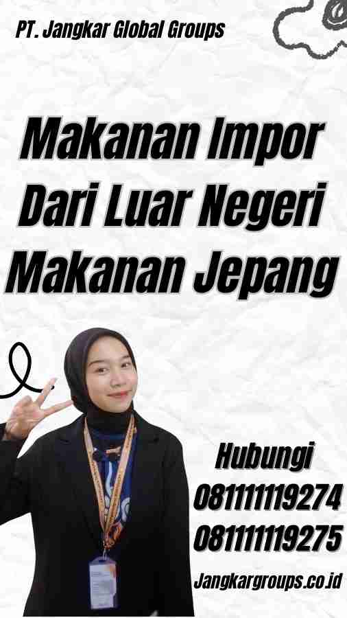 Makanan Impor Dari Luar Negeri Makanan Jepang