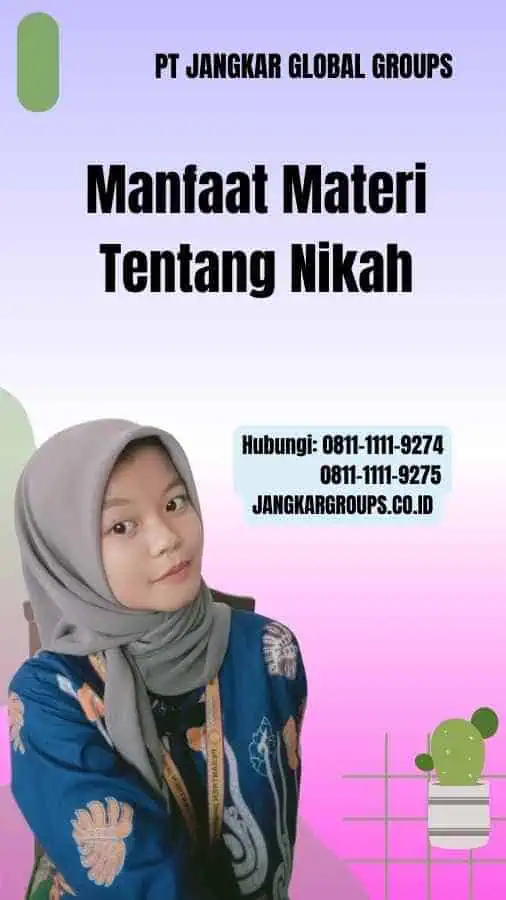 Manfaat Materi Tentang Nikah